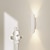 זול אורות קיר פנימיים-תאורת קיר לד מנורת קיר פנימית 3000 k תאורת קיר לבנה חמה מודרנית למעלה מנורות קיר דקורטיביות לסלון 110-240v