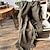 cheap Blankets &amp; Throws-Linen Throw Blanket with Fringe for Couch/Bed/Sofa/Gift, Natural Washed Flax Solid Color Soft Breathable Cozy Farmhouse Boho Home Décor