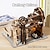 levne Skládačky-3D dřevěné puzzle mramorový běh sada kutilská mechanická dráha elektrická ruční model stavebnice stavebnice montáž hračka dárek pro dospívající dospělé