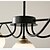 cheap Cluster Design-LED Pendant Light Chandelier Gold Black 70cm Modern Globe Design 5 Heads Hanging Light for Bedroom Living Room 110--240V