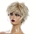 abordables Perruques de qualité supérieure-Perruque Synthétique Droit Coupe Lutin Perruque Court Blond Cheveux Synthétiques Femme Design à la mode Doux Naturel Blond