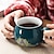 billige Drikkeglass-reise te-sett keramisk bærbar lucky cat te-krus - perfekt for reise, kontor eller som gave!