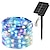 Χαμηλού Κόστους LED Φωτολωρίδες-ηλιακά φωτιστικά εξωτερικού χώρου, φωτάκια νεράιδα με ηλιακή ενέργεια με 8 λειτουργίες αδιάβροχη διακόσμηση φώτα από σύρμα χαλκού για δέντρα αυλής χριστουγεννιάτικου πάρτι
