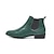 cheap Chelsea Boots-Men&#039;s Boots Chelsea Boots Dress Shoes Plus Size Casual British Christmas Xmas Daily PU Comfortable Slip Resistant Booties / Ankle Boots Slip-on Black Red Green Fall Winter