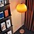 economico lampada da terra a led-Lampada da terra a forma di fungo a luce soffusa, lampada da terra creativa medievale paralume in vetro soggiorno camera da letto lampada verticale decorazioni ornamentali 85-265v