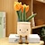 economico Bambole-decorazione creativa della casa simulazione pianta tulipano succulenta bambola peluche fiore pianta in vaso decorazione bambola di stoffa