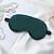 billige Hjemmes slid-luksus satin øjenmaske med elastisk rem til at sove, øjensøvnskygge, blokerer lyset reducerer hævede øjne