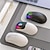 abordables Souris-Souris de jeu multi-appareils rechargeable ultra-légère avec éclairage RVB 7 couleurs et 4000 dpi - parfaite pour les ordinateurs portables, MacBook, téléphones, PC &amp; plus
