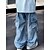 ieftine Pantaloni Cargo-Bărbați Pantaloni Cargo Pantaloni cargo Pantaloni largi Tehnicwear Buzunar Cordon Talie elastică Simplu Confort Respirabil În aer liber Zilnic Ieșire Casual Mare si inalt Negru Albastru piscină
