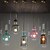 abordables Éclairages pour îlot-simplicité lampe à suspension en verre clair design nordique moderne restaurant droplight décor à la maison e27 lampe suspendue au plafond pour café loft dessert boutique bar 110-240v