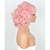 billige Kostumeparykker-grease frenchy paryk 50&#039;er paryk til pink damer vintage honeycomb formet bob krøllet paryk