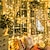 economico Strisce LED-300 led 9,8x9,8 piedi telecomando luci per tende natalizie presa USB luci per tende fatate finestra esterna appesa a parete luci stringa per tende per camera da letto sfondo festa di nozze decorazioni