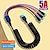 cheap Cell Phone Cables-Car 3-in-1 Spring Phone Charging Cable Usb Charging Cable Suitable For Apple Type-C Android Micro USB Data Cable