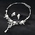 levne Sady šperků-Sady šperků 1 sada Napodobenina perel Štras 1 x náhrdelník Náušnice Dámské Elegantní korejština Sladký Kapka Kytky Sada šperků Pro Svatební Výročí Párty a večerní akce