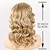 Недорогие старший парик-блондинка 20 дюймов длинные вьющиеся волнистые волосы парики пушистые мягкие парики волос с челкой для женщин парики из синтетического волокна