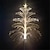 abordables Luces de camino y linternas-Led colorido gradiente fibra óptica árbol de Navidad piso insertar luz decoración al aire libre villa atmósfera festival fiesta decoración luz medusas luz de césped 1 pieza