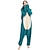 preiswerte Kigurumi Pyjamas-Erwachsene Kigurumi-Pyjamas Nachtwäsche Karton Snorlax Tier Pyjamas-Einteiler Lustiges Kostüm Flanell Cosplay Für Herren und Damen Weihnachten Tiernachtwäsche Karikatur