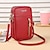 cheap Universal Phone Bags-Mini Fashion Crossbody Bag, Solid Color Shoulder Cellphone Bag, Women&#039;s Casual Handbag, Card Holder &amp; Purse Wallet