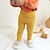 preiswerte Unterteile-Baby Mädchen Gamaschen Feste Farbe bezaubernd Schulanfang Baumwolle 3-7 Jahre Frühling Weiß. Gelb. schwarz.