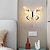 Недорогие Настенные светильники-Настенные бра в форме бабочки середины века, 8 Вт, светодиодный прикроватный светильник с акриловым абажуром, затемняющее освещение туалетного столика, металлические настенные лампы для спальни,