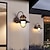 ieftine lumini de perete exterioare-led aplice de perete corp de iluminat ip65 rezistent la apa din aluminiu din sticlă lanternă lampă de perete felinar curte grădină balcon vilă lumini decorative 110-240v
