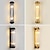 baratos Candeeiros de Parede de interior-luminária de parede moderna de cristal dourado com formato giratório 2 luminárias de parede de vidro luminária de parede de cristal de vidro e14 adequada para quartos, salas de jantar, salas de estar