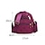cheap Crossbody Bags-Women&#039;s Crossbody Bag Shoulder Bag Dome Bag Nylon Outdoor Daily Travel Zipper Large Capacity Lightweight Durable Solid Color Embroidery Quilted 204 five pockets purple 204 five pockets black 204 five