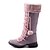 abordables Bottes de neige et d&#039;hiver-bottes d&#039;hiver noires en fausse fourrure pour femmes avec lacets à pompon - conception chaude et isolée, hauteur genou, semelles antidérapantes pour le temps froid et les jours de neige