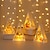 cheap Decorative Lights-Christmas Decorative Tabletop Ornaments Retro LED Wind Lights Small Night Lights Hanging Ornaments Window Decorations and Props 1PC