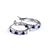 cheap Earrings-Women&#039;s Zircon Hoop Earrings Fine Jewelry Classic Precious Stylish Simple Earrings Jewelry Blue / Purple / Fuchsia For Gift Festival 1 Pair