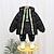 cheap Outerwear-Kids Boys Down Coat Hoodie Jacket Outerwear Solid Color Long Sleeve Zipper Coat Outdoor Adorable Daily Black Yellow Spring Fall 7-13 Years