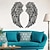 cheap Decorative Lights-1 Pair Metal Angel Wings Wall Decor, Angel Wings Metal Wall Art Decor with Led Lights, Angel Wings Gift to Wall Sculpture Art Indoor Outdoor Wall Hanging Decorations