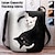 cheap Graphic Print Bags-Women&#039;s Crossbody Bag Shoulder Bag Fluffy Bag Polyester Outdoor Daily Holiday Print Large Capacity Lightweight Durable Cat White Blue Orange