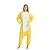economico Costume da Animale-Pigiama Kigurumi Costume di fantasia Pigiami e camicie da notte Fantasia animale Anatra Cartone animato Caldo Pigiama Costume Divertente Adulti Unisex Uomini e Donne Halloween Carnevale Feste
