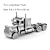 cheap Jigsaw Puzzles-Aipin 3D Metal Assembly Model DIY Jigsaw Engineering Vehicle Leader Nose COE Truck Loader Crane