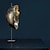 Χαμηλού Κόστους φωτιστικό κομοδίνου-ιταλικό δημιουργικό χρυσό αλουμινόχαρτο φεγγαράκι διακοσμητικό αμπαζούρ 2φωτο επιτραπέζιο φωτιστικό 110-240v