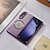 abordables Coques Samsung-téléphone Coque Pour Samsung Galaxy Z Fold 5 Z Fold 4 Z Fold 3 Coque Arriere Avec Magsafe Prise en charge de la charge sans fil Antichoc TPU Placage