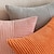 baratos Textured lance travesseiros-Almofadas decorativas de veludo cotelê de cor sólida azul sálvia verde queimado laranja capas de almofadas capa para travesseiros almofadas para sofá sofá bech