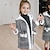 economico Trench per Ragazze-Bambini Ragazze Cappotto di lana Manica Lunga Kaki Giacca invernale per bambini Plaid Autunno Inverno Moda All&#039;aperto 7-13 Anni