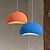 economico Luci Isola cucina-lampada a sospensione a led plafoniera da incasso 30/40/50 klein blu arancione bianco resina plafoniera a led moderna plafoniera rotonda lampada da soffitto per soggiorno corridoio