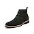 cheap Work Boots-Men&#039;s Boots Retro Dress Shoes Walking Casual Daily Leather Comfortable Booties / Ankle Boots Lace-up Black Brown Grey Spring Fall
