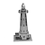 ieftine Puzzle Jigsaw-aipin metal model asamblare bricolaj puzzle arhitectură arc de triumf moara de vânt olandeză turnul paris far