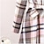 cheap Dresses-Kids Girls&#039; Dress Plaid Long Sleeve School Outdoor Casual Lace up Elegant Daily Polyester Midi Spring Fall Winter 5-12 Years Pink