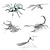 economico Puzzle-aipin metallo modello di assieme fai da te 3d puzzle insetto libellula scorpione mantide corno di cervo verme lupo ragno modello carpa