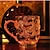 cheap Novelties-LED Flashing Light Inductive Rainbow Color Beer Glass Cup Whisky Mugs(Shape Dragon) ER