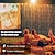 cheap Solar String Lights-Outdoor Solar Curtain String Light, 3 * 3M-300LED/3 * 2M-200LED/3 * 1M-100LED, 8 Lighting Modes, IP65 Waterproof, Suitable for Home Garden, Porch, Backyard Wedding Parties, Thanksgiving
