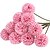 billige Kunstige blomster og vaser-10 stk kunstige blomster falske blomster krysantemum ball blomster bukett silke kunstig hortensia brude bryllup bukett til hjemme hage fest bryllup dekorasjon