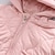 お買い得  アウターウェア-幼児 女の子 パーカージャケット 純色 活発的 ジッパー 学校 コート アウターウェア 3～7歳 冬 ホワイト ピンク