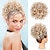 cheap Chignons-Messy Bun Hair Piece for Women 70g Elastic Drawstring Loose Wave Curly Hair Buns Hair Piece Synthetic Hair Bun Hair Extensions for Women Daily Use