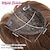 cheap Bangs-18 Inch Hair Topper Long Layered Hair Toppers for Women Synthetic Hair Toppers for Women with Thinning Hair Dark Golden Brown with Highlights Fiber Wiglets Ladies Toppers Hair Pieces for Women